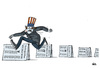 Cartoon: Th New York Times no Blockade Cu (small) by martirena tagged blockade,th,new,york,times,cuba