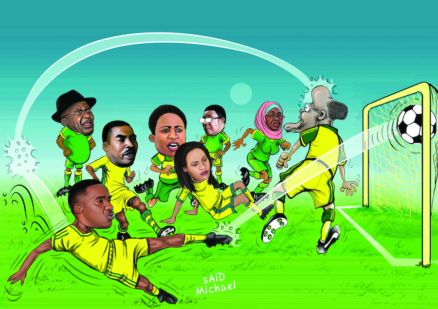 Cartoon: MAKONDA (large) by Said Michael tagged war