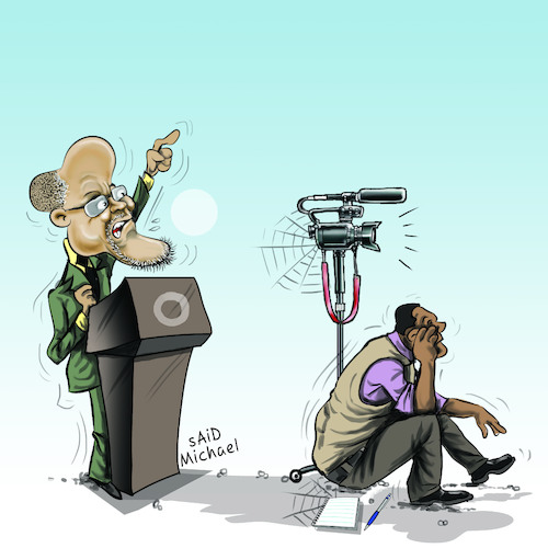 Cartoon: TANZANIA (medium) by sidy tagged freedom