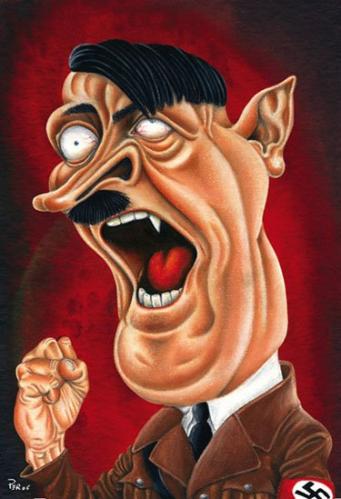 Cartoon: Hitler (medium) by pe09 tagged hitler