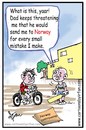 Cartoon: India-Norway  childissue (small) by irfan tagged cartoon