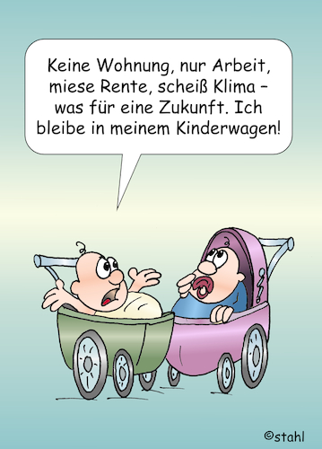 Cartoon: Blick in die Zukunft (medium) by wista tagged kinder,familie,familien,zukunft,aussichten,zukunftsaussichten,kinderwagen,eltern,politik,erwartungen,probleme,klima,klimawandel,beruf,arbeit,rente,wohnung,wohnungsnot,mietwohnungen,geld,gehalt,verweigerung,parteien,leistung,work,life,balance,steuern,abgaben,versicherungen,krankenversicherung,alt,alter,kinder,familie,familien,zukunft,aussichten,zukunftsaussichten,kinderwagen,eltern,politik,erwartungen,probleme,klima,klimawandel,beruf,arbeit,rente,wohnung,wohnungsnot,mietwohnungen,geld,gehalt,verweigerung,parteien,leistung,work,life,balance,steuern,abgaben,versicherungen,krankenversicherung,alt,alter