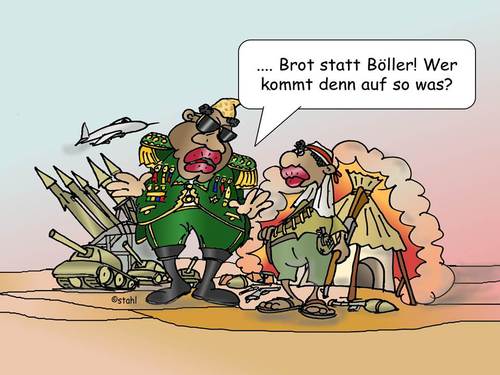 Cartoon: Brot statt Böller 1 (medium) by wista tagged kinder,terrorismus,terror,haram,boko,militär,elend,not,krieg,afrika,hunger,neujahr,sylvester,feuerwerk,böller,statt,brot