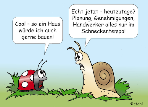 Cartoon: Eigenheimbau (medium) by wista tagged eigenheim,bau,haus,hausbau,familie,privat,kosten,teuer,zeit,pläne,planung,architekt,handwerker,stundenlohn,genehmigung,baugenehmigung,schneckentempo,bürokratie,verwaltung,aufwand,eigenheim,bau,haus,hausbau,familie,privat,kosten,teuer,zeit,pläne,planung,architekt,handwerker,stundenlohn,genehmigung,baugenehmigung,schneckentempo,bürokratie,verwaltung,aufwand