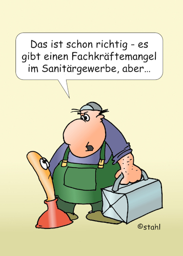 Cartoon: Fachkräftemangel (medium) by wista tagged handwerk,handwerker,mangel,fachkräfte,fachkräftemangel,bau,bauen,reparatur,reparieren,wartezeit,kosten,teuer,ausbildung,sanitär,sanitärgewerbe,heizung,heizungsbau,haus,hausbau,arbeit,arbeiter,kostenvoranschlag,handwerk,handwerker,mangel,fachkräfte,fachkräftemangel,bau,bauen,reparatur,reparieren,wartezeit,kosten,teuer,ausbildung,sanitär,sanitärgewerbe,heizung,heizungsbau,haus,hausbau,arbeit,arbeiter,kostenvoranschlag