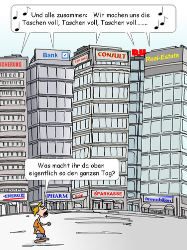 Cartoon: Frage der Jugend (medium) by wista tagged taschen,voll,jugend,eliten,banken,fragen,versicherungen,hedge,fonds,banker,bereicherung,globalisierung,arbeitslosigkeit,jugendarbeitlosigkeit,zukunft,ungerecht,verteilung,verantwortungslos,konzerne,reichtum,sozial,unsozial,masslos,unverschämt