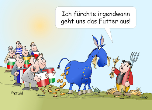 Cartoon: Goldesel (medium) by wista tagged eu,nettozahler,transfer,solidarität,euro,schulden,tilgung,verschuldung,deutschland,ungarn,polen,lettland,litauen,estland,griechenland,überschuldung,südeuropa,osteuropa,erweiterung,eu,nettozahler,transfer,solidarität,euro,schulden,tilgung,verschuldung,deutschland,ungarn,polen,lettland,litauen,estland,griechenland,überschuldung,südeuropa,osteuropa,erweiterung