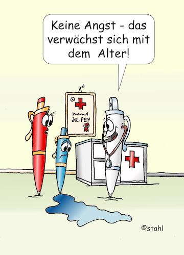 inkontinente Kugelschreiber inkontinente Kugelschreiber