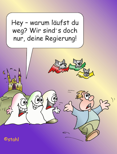 Cartoon: Koalitionsgespenster (medium) by wista tagged rot,grün,gelb,ampel,koalition,gespenst,gespenster,wähler,projekte,wiederwahl,wahl,erschrecken,abschrecken,fdp,spd,grüne,kommunikation,streit,bürger,überforderung,klima,heizung,gesetz,gesetze,unverständnis,rot,grün,gelb,ampel,koalition,gespenst,gespenster,wähler,projekte,wiederwahl,wahl,erschrecken,abschrecken,fdp,spd,grüne,kommunikation,streit,bürger,überforderung,klima,heizung,gesetz,gesetze,unverständnis