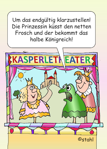 Cartoon: Märcheninterpretationen (medium) by wista tagged märchen,interpretation,deutsch,germanistik,deutung,prinz,prinzession,frosch,froschkönig,könig,grimm,gebrüder,theater,kasper,kasperletheater,inhalt,handlung,kind,kinder,buch,märchenbuch,märchen,interpretation,deutsch,germanistik,deutung,prinz,prinzession,frosch,froschkönig,könig,grimm,gebrüder,theater,kasper,kasperletheater,inhalt,handlung,kind,kinder,buch,märchenbuch