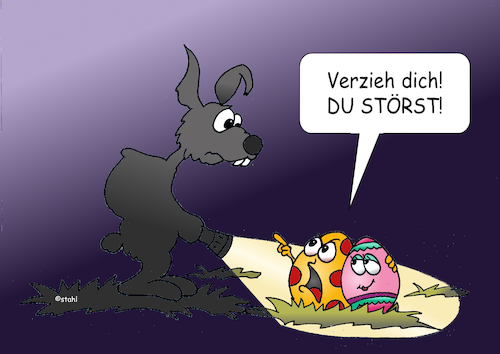 Cartoon: Osterhase (medium) by wista tagged ostern,osterhase,hase,ei,eier,osterei,ostereier,suchen,finden,färben,anmalen,nest,osternest,eiernest,fest,feiern,karte,osterkarte,liebe,freunde,liebesnest,paar,zweisamkeit,verstecken,entdecken,liebespaar