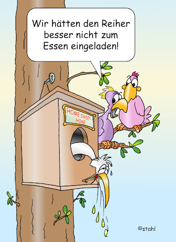 reihernder Reiher reihernder Reiher