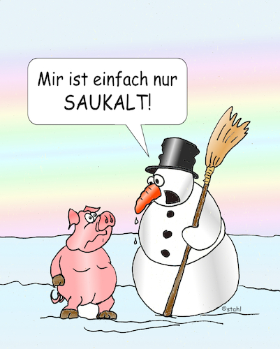 Cartoon: Saukalt (medium) by wista tagged saukalt,kalt,wetter,schnee,weihnachten,temperatur,sau,schneemann,schwein,weihnachtswetter,weisse,weihnacht,celsius,winter,ski,skifahren,kälte,wettervohersage,nachrichten