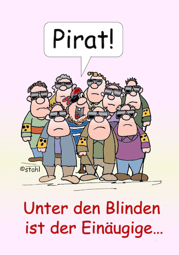 Cartoon: Sprichwörter 1 (medium) by wista tagged sprichwort,sprichwörter,redewendung,redewendungen,unter,blinden,einäugige,könig,pirat,piraten,piratenschiff,leben,lebensweisheiten,lebensweisheit,spruch,sprüche,dumme,oma,opa,lexikon,album,gedicht,gedichte,prosa,schreiben,wort