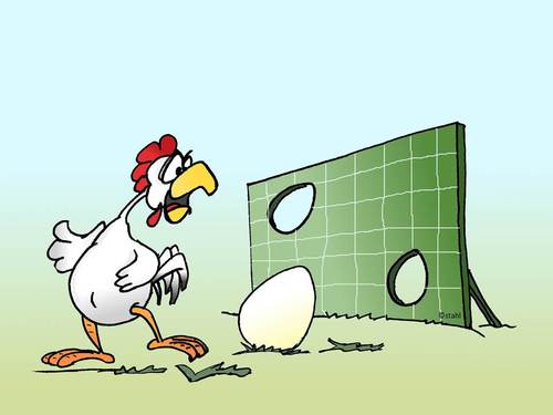 Cartoon: Torwand (medium) by wista tagged fußball,torwand,tor,torwandschiessen,ball,sportstudio,aktuelle,huhn,ei,rasen,bundesliga,profi,punkte,treffer,tore