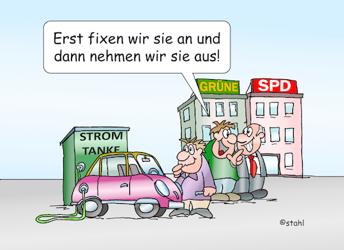 Cartoon: Unter Strom (medium) by wista tagged strom,stromerzeugung,verstromung,energie,energieform,zukunft,gas,kohle,wasserstoff,wind,windkraft,solar,solaranlagen,abhängigkeit,alternativ,politik,umwelt,erderwärmung,elektroauto,elektromobilität,strom,stromerzeugung,verstromung,energie,energieform,zukunft,gas,kohle,wasserstoff,wind,windkraft,solar,solaranlagen,abhängigkeit,alternativ,politik,umwelt,erderwärmung,elektroauto,elektromobilität