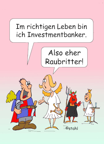 Cartoon: Verkleidung (medium) by wista tagged kostüm,kostümball,engel,teufel,karneval,fastnacht,verkleiden,verkleidung,banker,investment,investmentbanker,ritter,raubritter,bank,banken,geld,finanzen,kostüm,kostümball,engel,teufel,karneval,fastnacht,verkleiden,verkleidung,banker,investment,investmentbanker,ritter,raubritter,bank,banken,geld,finanzen