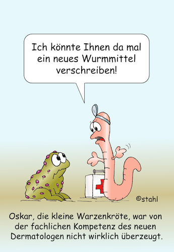 Cartoon: Warzenkröte (medium) by wista tagged warze,warzen,entfernen,entfernung,kröte,warzenkröte,wurm,therapie,behandlung,wurmkur,wurmmittel,haut,arzt,ärzte,facharzt,hautarzt,dermatologe,bewertung,ranking,rezept,arznei,heilung,kompetenz,fachkompetenz,fachkunde,warze,warzen,entfernen,entfernung,kröte,warzenkröte,wurm,therapie,behandlung,wurmkur,wurmmittel,haut,arzt,ärzte,facharzt,hautarzt,dermatologe,bewertung,ranking,rezept,arznei,heilung,kompetenz,fachkompetenz,fachkunde