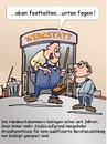 Cartoon: Azubi (small) by wista tagged azubi,stift,auszubildender,lehrling,lehre,ausbildung,handwerk,handwerker,kenntnisse,bildung,schule,qualifikation,rechnen,lesen,schreiben,grundschule,grundkenntnisse,meister,handwerksmeister,fegen,besen,werkstatt,beruf,berufsschule,schulung