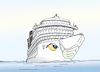 Cartoon: Corona Kreuzfahrt (small) by wista tagged corona,virus,kreuzfahrt,kreuzfahrtschiff,quarantäne,infektion,isolation,epidemie,schutz,mundschutz,reisen,urlaub,meer,ansteckung,patient,patienten,china,wuhan,hafen