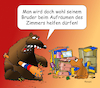 Cartoon: Der Bruder räumt auf (small) by wista tagged russland,ukraine,krieg,überfall,unrecht,völkerrecht,zivilbevölkerung,bruder,brudervolk,zerstörung,waffen,bomben,frauen,kinder,militär,bombardierung,haus,häuser,krankenhaus,kindergarten,zivilisten,flüchtlinge,kriegsverbrechen