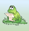 Cartoon: Fliegen in der Suppe (small) by wista tagged frosch,frösche,lieblingsspeise,fliegen,suppe,essen,trinken,gourmet,restaurant,essensgäste,gäste,gasthaus,menu,speisekarte,kritik,restaurantkritik,kritiker