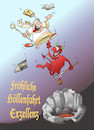 Cartoon: Fröhliche Höllenfahrt (small) by wista tagged kirche,teufel,himmel,hölle,bischof,missbrauch,priester,pfarrer,aufklärung,klerus,kleriker,glaube,hoffnung,zynismus,kritik,selbstkritik,strafe,beten,gebet,toleranz,intoleranz,einsicht,konservativ,uneinsichtig