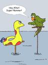 Cartoon: Ginger und Kalaschnikow 33 (small) by wista tagged ginger,kalaschnikow,papagei,stange