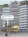 Cartoon: Kirchturm und Minarett (small) by wista tagged kirchturm,minarett,pfarrer,pastor,imam,hochhaus,hochhäuser,bank,versicherung,kaufhaus,christ,christentum,islamismus,fremdenfeindlichkeit,fremde,fremdenhass,is,islamischer,staat,flüchtlinge