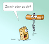 Cartoon: Korkenzieher (small) by wista tagged korken,korkenzieher,flasche,wein,weinflasche,beziehung,liebe,zuneigung,freundschaft