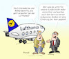 Cartoon: Lufthansa Service (small) by wista tagged lufthansa,service,hotline,erreichbarkeit,passagiere,kunden,kundenservice,online,telefonisch,nicht,erreichbar,unfreundlich,airline,buchen,buchung,beschwerde,beschwerden,erstattung,rettung,milliarden,subvention,corona,management,vorstand,unfähigkeit,umbuchen,umbuchung,urlaub,reise,flug,flüge