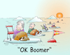 Cartoon: OK Boomer (small) by wista tagged generation,baby,boomer,meme,konflikt,alt,alter,resourcen,eltern,kinder,besserwisser,eisscholle,generationenkonflikt,altenteil,rückzug,rente,pension,einmischung,opa,oma,grosseltern