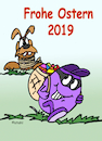 Cartoon: Ostern-2019 (small) by wista tagged frohe,ostern,ostereier,eiedieb,hase,osterhase,diebe,huhn,hühner,farbe,färben,ei,eier,nest,geschenk,schenken,karte,osterkarte,glück,glückwunsch,happy,easter,suche,suchen,versteck,verstecken