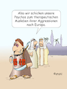 Cartoon: Psycho (small) by wista tagged psycho,psychos,messer,messerattacken,migration,migrationshintergrund,psychisch,krank,krankheit,behandlung,immigration,gast,gastland