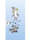 Cartoon: Rowdy (small) by wista tagged engel,vogel,rowdy