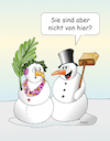 Cartoon: schneemann (small) by wista tagged schneemann,schneefrau,schnee,winter,hawaii,karibik,mann,frau,warm,kalt,wetter,winterwetter,sommer,sommerwetter,temperatur,sonne,regen,anmache