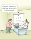 Cartoon: Sehtest (small) by wista tagged math2022,mathematik,binomische,formeln,augenarzt,arzt,mathematiker,sehtest,brille,rechnen