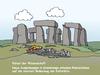 Cartoon: Stonehenge (small) by wista tagged stonehenge,parken,exit,mc,donalds,heiligtum,druiden,steinzeit,bronzezeit,steine,astronomie,archäologie,ausgrabungen,rätsel,wissenschaft,megalith,england,steinkreis,steinkreise,parkplatz,altarstein,opferstein