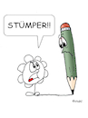 Cartoon: Stümper (small) by wista tagged stümper,amateur,nichtskönner,zeichnen,zeichner,stift,bleistift,zeichenstift,buntstift,blume,bild,looser,schlecht,mies,verunglückt,skizze,cartoon,malen