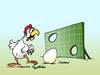 Cartoon: Torwand (small) by wista tagged fußball,torwand,tor,torwandschiessen,ball,sportstudio,aktuelle,huhn,ei,rasen,bundesliga,profi,punkte,treffer,tore