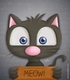 Cartoon: Cat got your tongue? (small) by kellerac tagged cartoon cat gato caricatura kellerac maria keller animal nature naturaleza