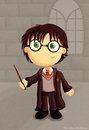 Cartoon: Harry Potter as seen by me (small) by kellerac tagged harry,potter,maria,keller,cartoon,book,cute,little,small,caricatura