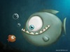 Cartoon: I wont bite (small) by kellerac tagged cartoon,piranha,friendship,kellerac,maria,keller,fish,animal,nature