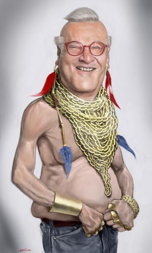 Cartoon: Mr. S from the A-Team (medium) by Ausgezeichnet tagged caricature,karikature,portrait,politics,european,unions,hannes,swoboda