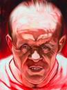 Cartoon: Hannibal (small) by Ausgezeichnet tagged anthony hopkins kannibale cannibal liver chianti caricature karikatur bloodshed red 