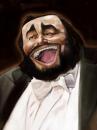 Cartoon: Luciano Pavarotti (small) by Ausgezeichnet tagged karikatur,portrait,caricature,gourmet,tonsil,
