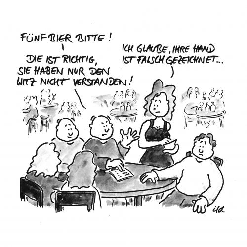 Cartoon: 5 Bier (medium) by achecht tagged bier,kneipe,bar,bestellung,wirtin,wirtschaft,hand,finger,zeichnung,bedienung,witz,verstehen,bier,kneipe,bar,bestellung,wirtin,wirtschaft,hand,finger,zeichnung,bedienung,verstehen,witz,gastronomie