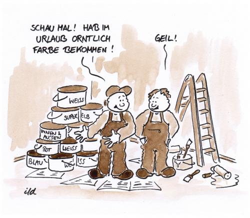 Farbe bekommen Farbe bekommen