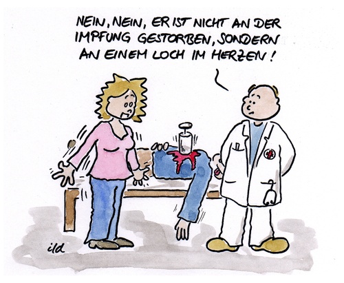 Nicht an der Impfung gestorben Nicht an der Impfung gestorben