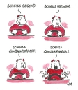 Cartoon: Scheiß Gegend (small) by achecht tagged auto,straße,geisterfahrer,geist,frust,ärger,car,einbahnstraße,street,ignoranz